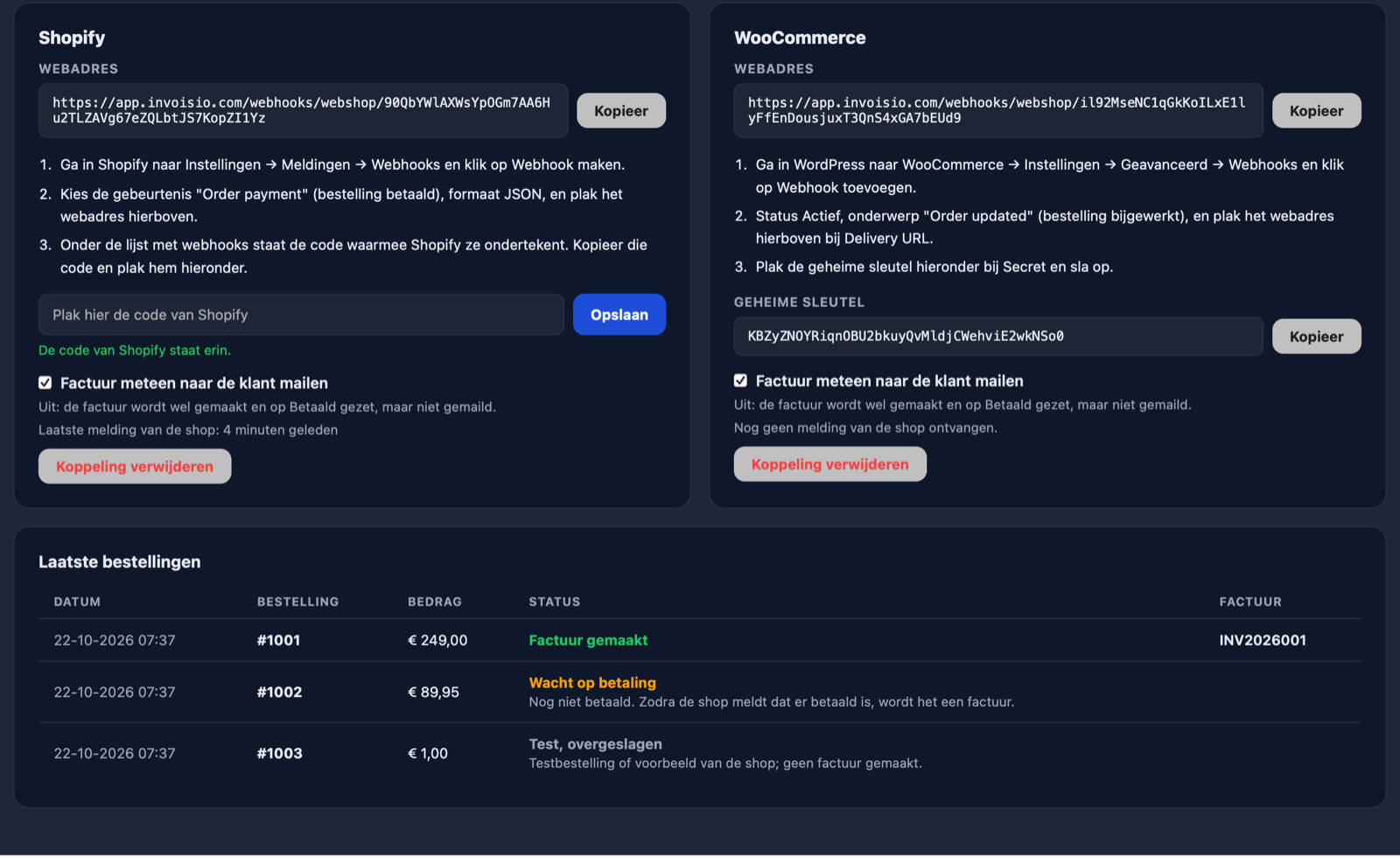 Shopify & WooCommerce